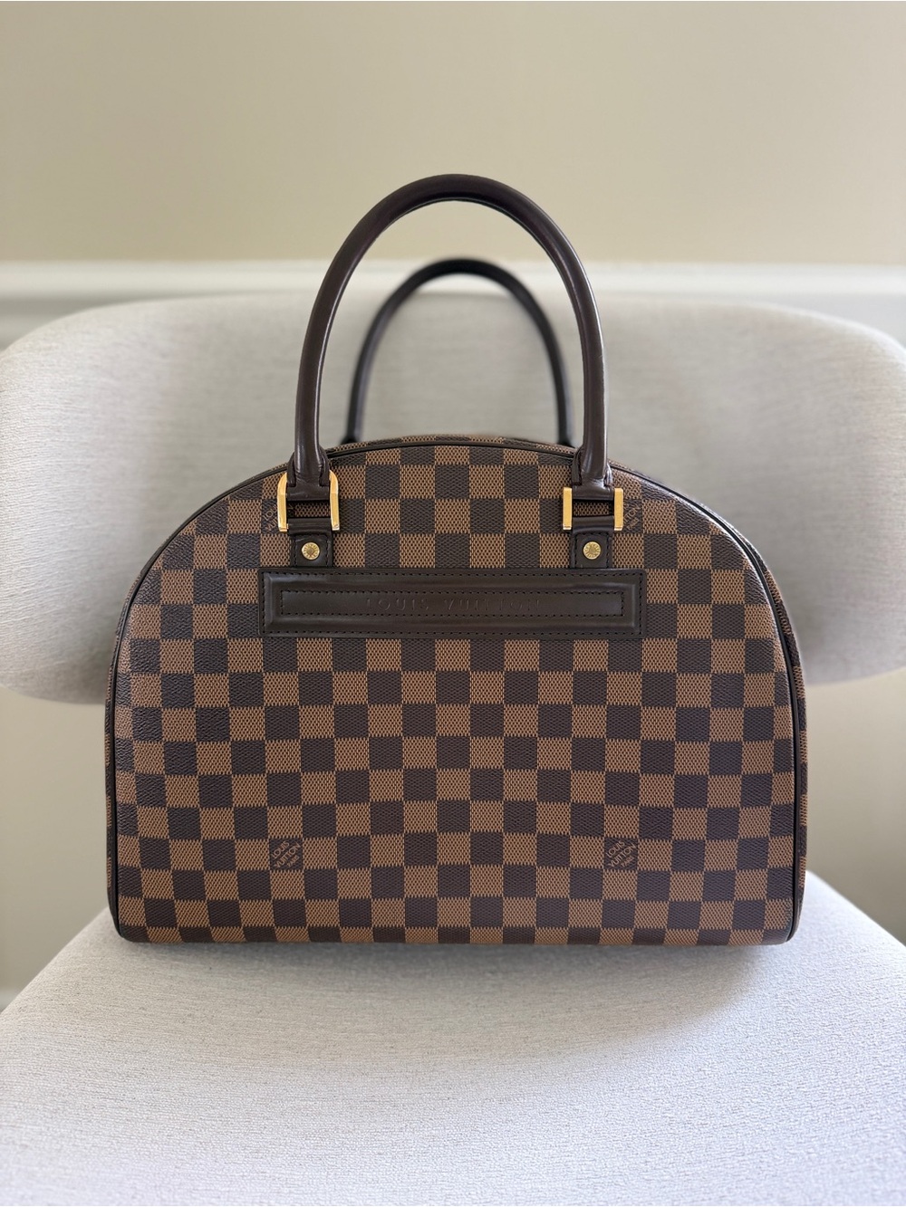 Louis Vuitton Damier Ebene Nolita Boston Bag